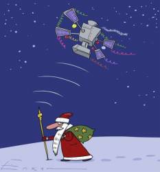 Tracking Santa and Father Frost: GPS or GLONASS
