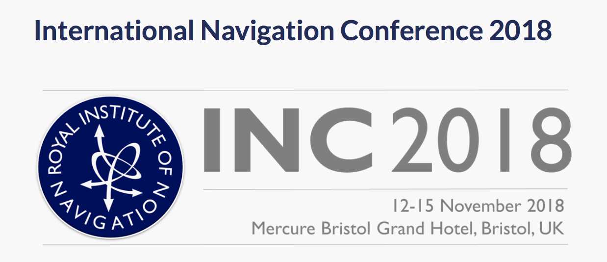 Royal Institute of Navigation’s International Navigation Conference 2018 Slated for November