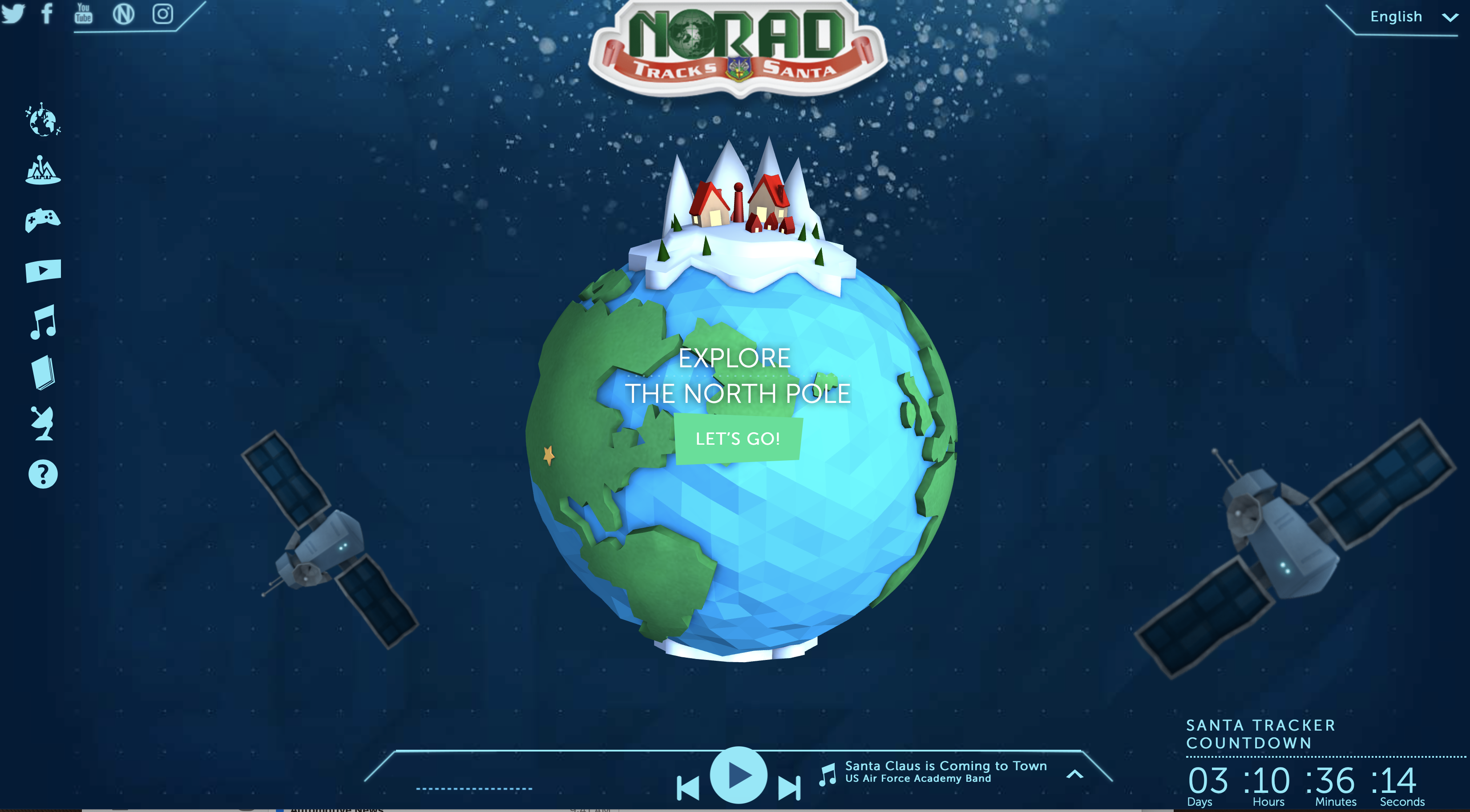 Once again, GPS to Help NORAD Track Santa Claus’ Journey
