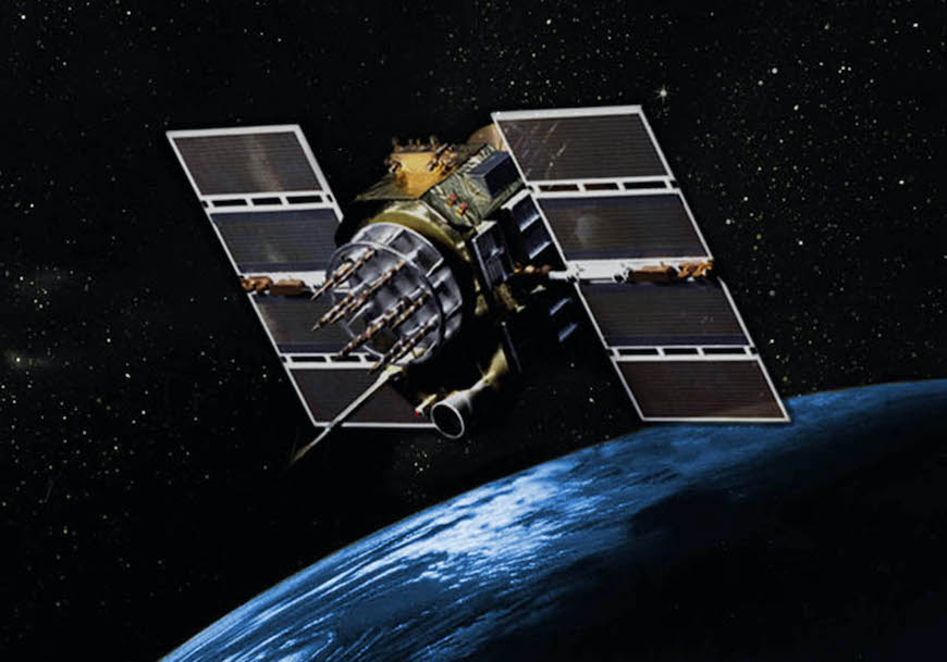 GPS IIA satellite, image courtesy U.S. Air Force