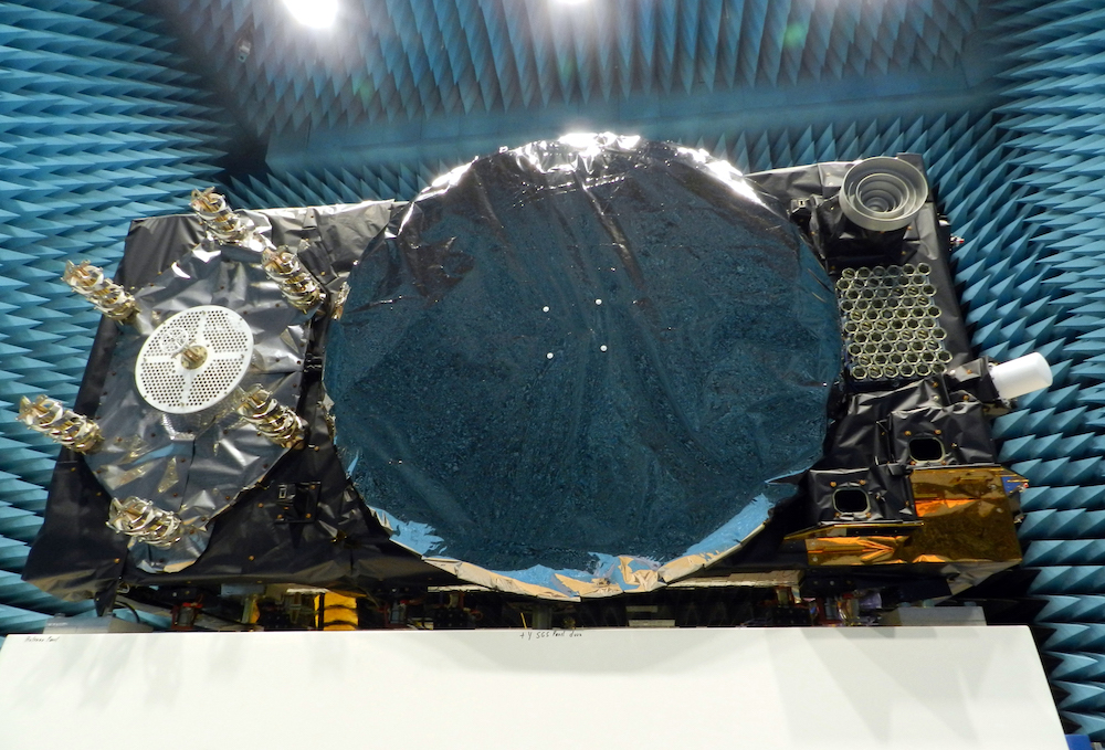 Galileo satellite tested at ESTEC; Image courtesy of ESA copy