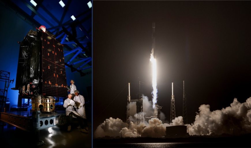 SpaceX Launches Lockheed Martin GPS III Satellite for Space Force Rapid Response Trailblazer Mission