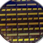 Luxtelligence lithium niobate wafer; Image courtesy Luxtelligence