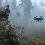 Military-person-with-drone