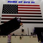 GPS III SV-03 “Columbus” satellite packed prior to shipment to Cape Canaveral