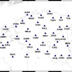 ESTPOS GNSS reference station network; Image courtesy Estonia Geoportal