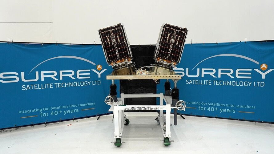 HydroGNSS satellites built by UK-based Surrey Satellite Technlogy; Image courtesy ESA