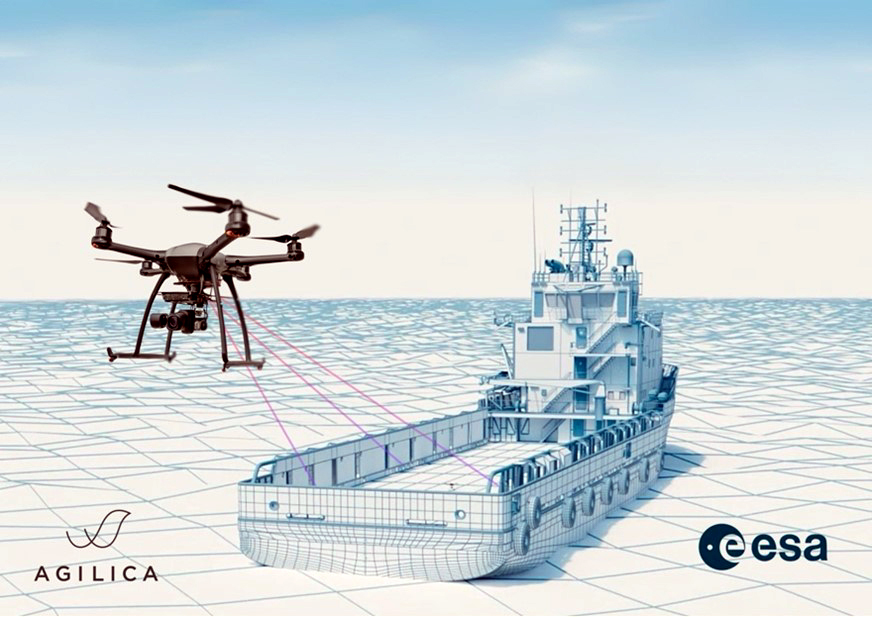 Belgium’s Agilica developing altPNT for autonomous maritime UAV landing; Image courtesy Agilica