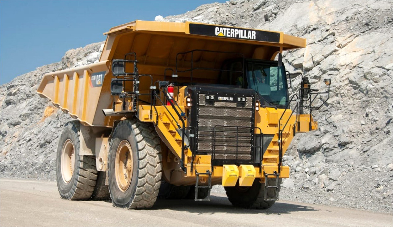 The fully autonomous Cat 777 was just one of the systems assessed by Acitoflux; Image courtesy Acitoflux